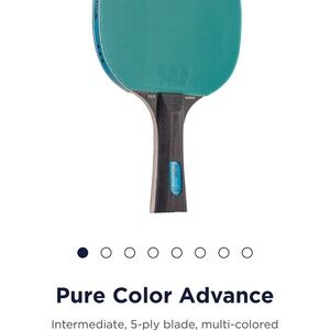 Stiga Pure Color Advance ping pong paddles.
